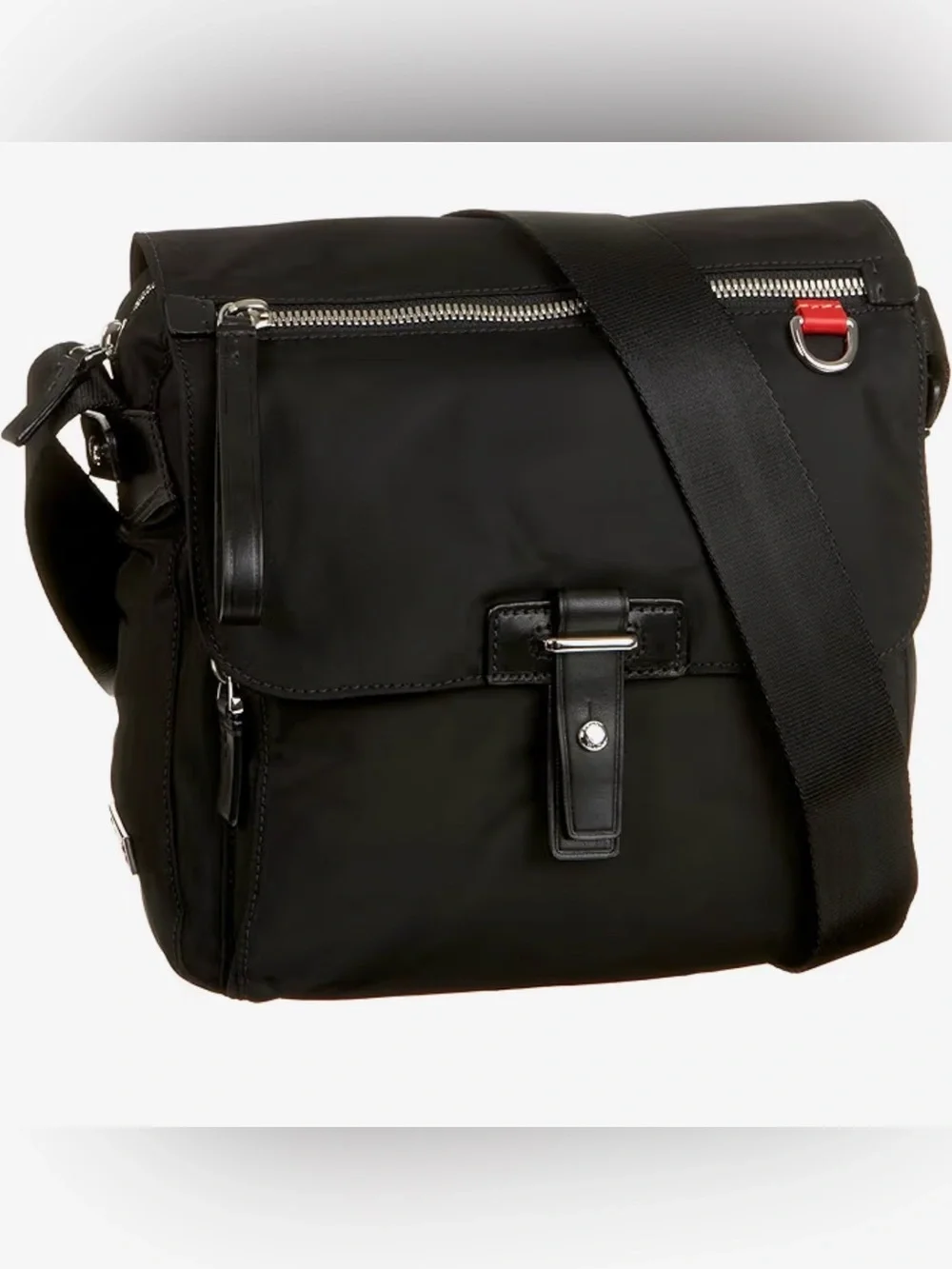 TUMI Black Men's Crossbody Messenger Bag nylon